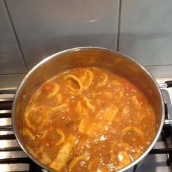 Calamari Skillet Curry recipe
