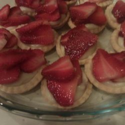 Strawberry  Custard Cream Pie recipe