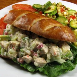 Avocado-Chicken Salad Sandwiches recipe