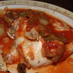 Smothered Chicken in Wine Sauce recipe