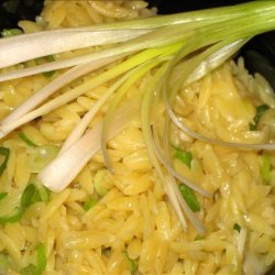 Orzo Pilaf With Green Onion and Parmesan recipe
