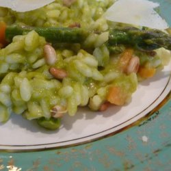 Double Asparagus Risotto recipe