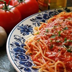 Frank Sinatra's Tomato Spaghetti Sauce recipe