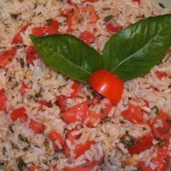 Brown Rice, Tomatoes, & Basil recipe