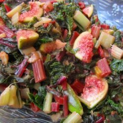 Sauteed Leafy Greens With Grapefruit Vinaigrette recipe