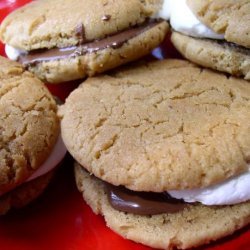 Peanut Butter S'mores Cookies recipe