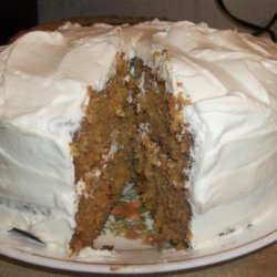 Carrot Cake With White Chocolate Cream Cheese Frosting recipe