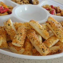 Tasty Cheese and Sesame Nibbles recipe