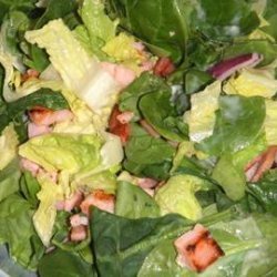 Greens With Hot Bacon Dressing recipe