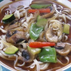 Buckwheat Noodles and Oriental Style Soup recipe