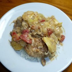 Coconut, Chicken and Banana Curry recipe