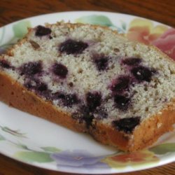 Blueberry Bread With White Chocolate Icing recipe