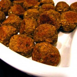 Mini Lentil Meatballs recipe