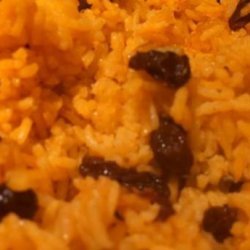 Geelrys (South African Yellow Rice With Raisins) recipe