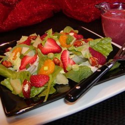 Best Spinach Fruit Salad (W/Glazed Almonds) recipe