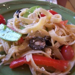 Fettuccine and Feta Salad recipe