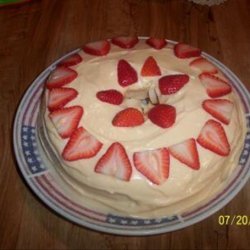 Watermelon, Strawberry & Kiwi Cake With Watermelon Icing recipe