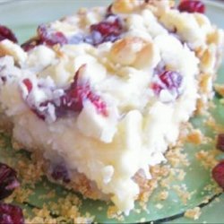 White Chocolate, Cranberry and Coconut Bar Cookies recipe