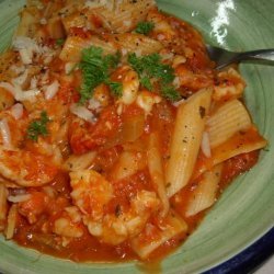 Chicken and Pasta With Creamy Tomato-Wine Sauce recipe