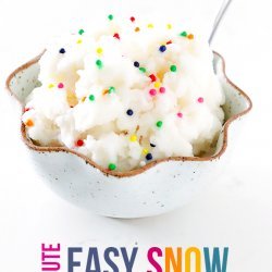 Snow Ice Cream recipe