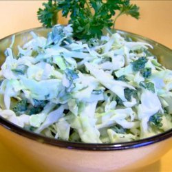 Cabbage Parsley Coleslaw recipe