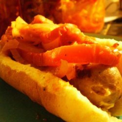 Sausage and Peppers Rustica With Bread recipe