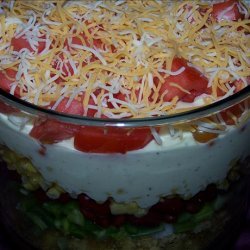 Cornbread Layered Salad recipe