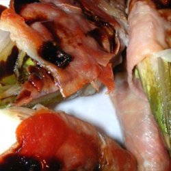 Prosciutto Wrapped Endive W/ Balsamic Fig Reduction - Rachael Ra recipe