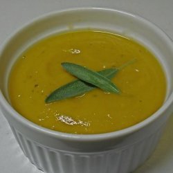 Butternut Squash, Roasted Garlic & Sage Soup recipe