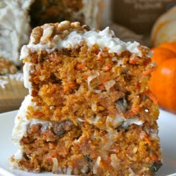 Pumpkin Carrot Cake recipe