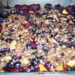 Nectarine Blueberry Crisp recipe