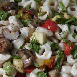 Grilled Veggie Tortellini Salad recipe