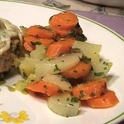 Glazed Carrots and Turnips recipe