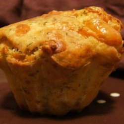 Oversized Cheese and Dill Muffins recipe