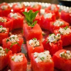 Fresh Watermelon & Mint Salad With Feta recipe