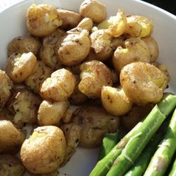 Squished Baby Potatoes (Laura Calder) recipe