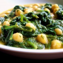 Chickpea Soup With Spinach (Potje De Garbanzo Con Acelga) recipe