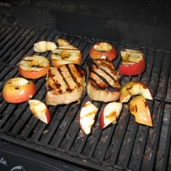 Grilled Pork and Apples recipe