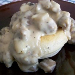 Biscuits and Rich Sausage Gravy recipe
