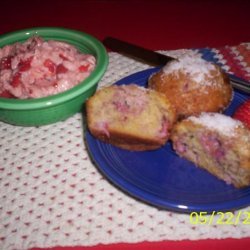 Mouth Watering Strawberry Muffins recipe