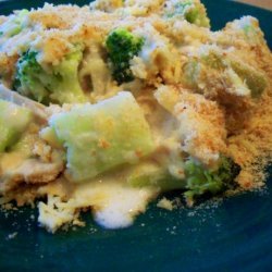 Layered Turkey and Broccoli Gratin recipe