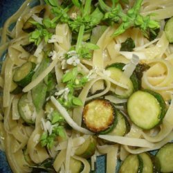 Tagliatelle With Parmesan and Courgettes (Zucchini) recipe