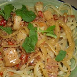 Olive Garden Chicken and Shrimp Carbonara recipe