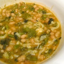 Cheesy Bean and Vegetable Chowder recipe