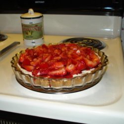 Strawberry Mascarpone Tart With Port Glaze recipe