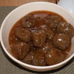 Asian Meatballs (As a Side Dish) recipe