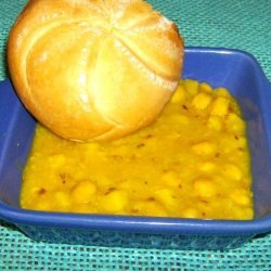 Aloo Channa Tarkari  (Potato and Garbanzo Beans in a Curry) recipe