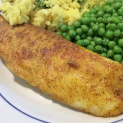 Indian Spiced Fish With Coriander Rice recipe