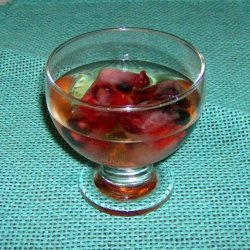 Crystal Clear Punch With Fruit Cubes recipe