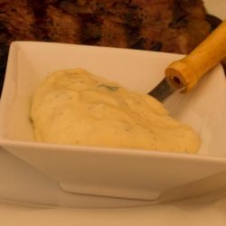 Grilled Steaks With Mustard and Chives recipe
